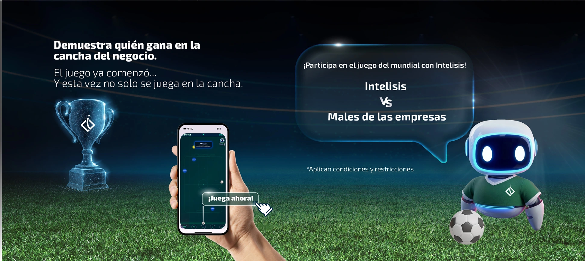 Intelisis Experience, juego interactivo, vive el mundial 2026 con Intelisis