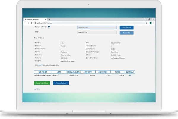 Kiosk Invoicing
