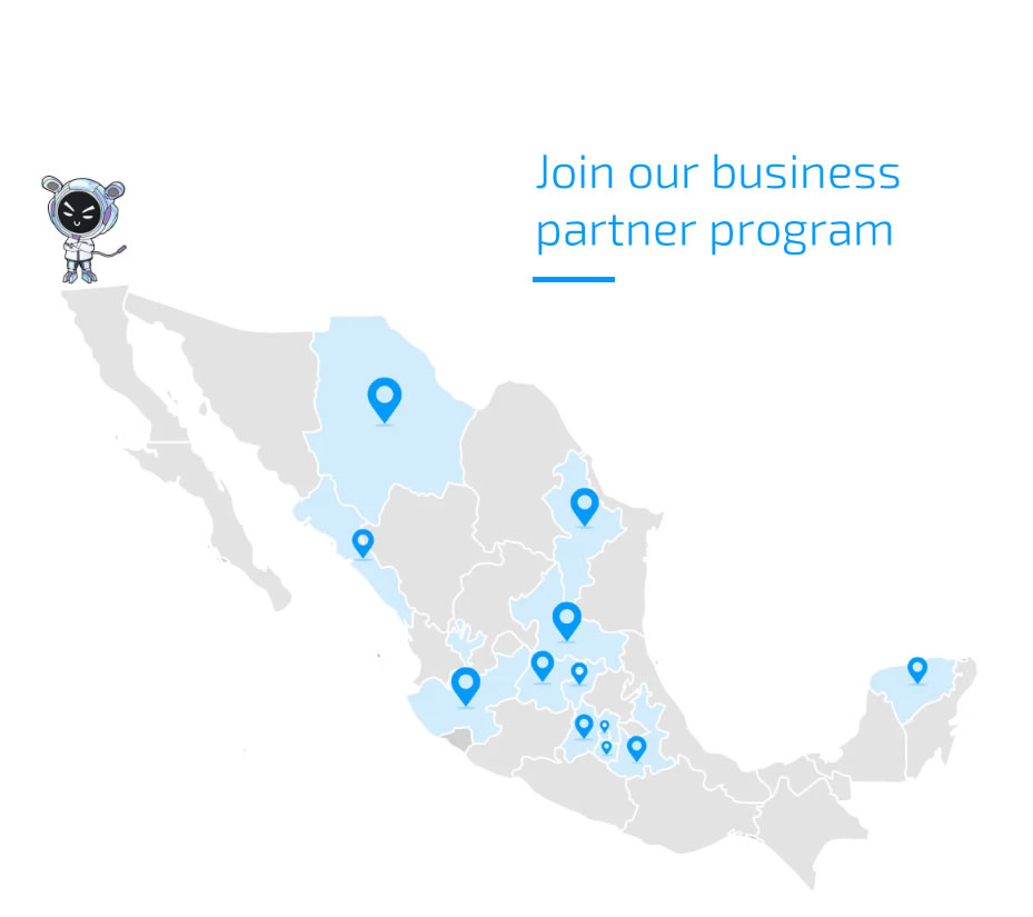 Mapa de socios Intelisis